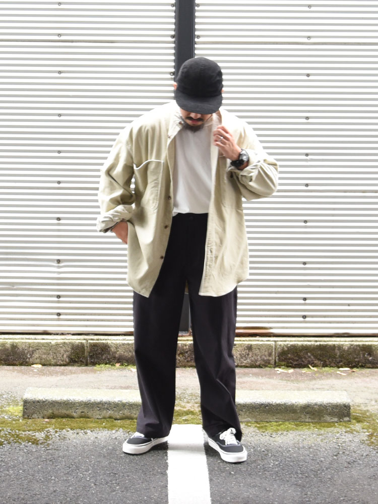 CHAMBRAY GABARDINE MIL TROUSERS シャンブレーギャバジンミリタリー