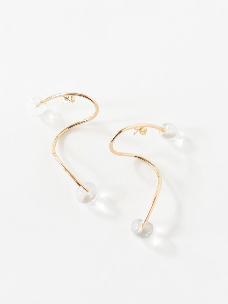 SALE 40％OFF】DOUBLE DEW EARRING ピアス【返品交換不可】/ANNIKA