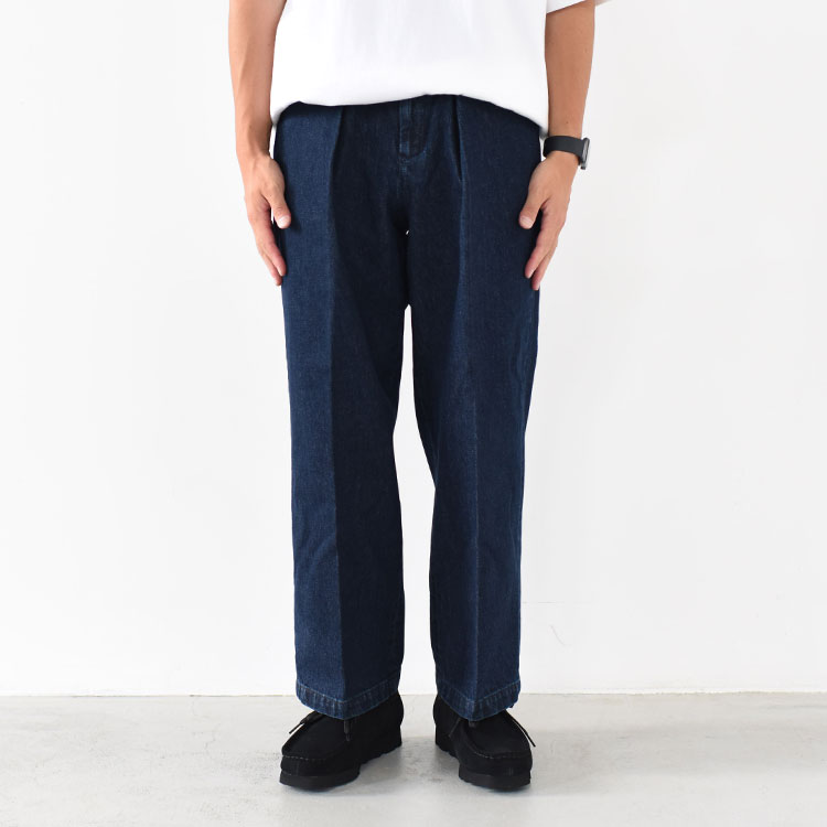 SALE 20％OFF】One-Tuck Wide Pants ワンタックワイドパンツ/FARAH