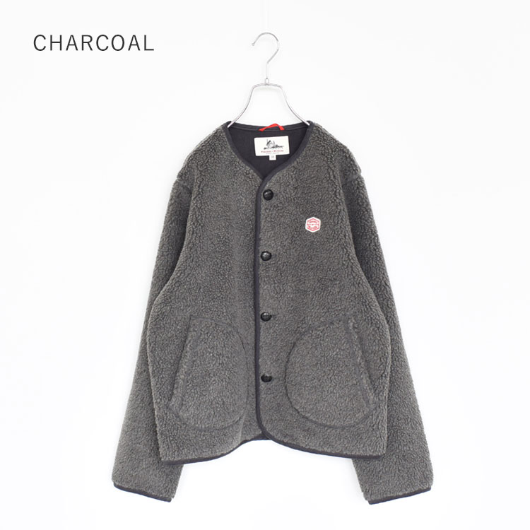 SALE 20％OFF】BOA CARDIGAN ボアノーカラーカーディガン/Vincent et