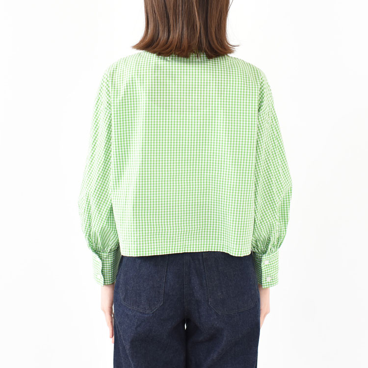 SALE 30％OFF】GINGHAM OKKAKE SHIRT ギンガムオッカケシャツ/SETTO