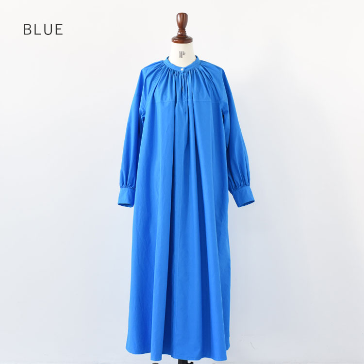 THE SHINZONE スウィッチングドレス ブルー 34サイズ-
