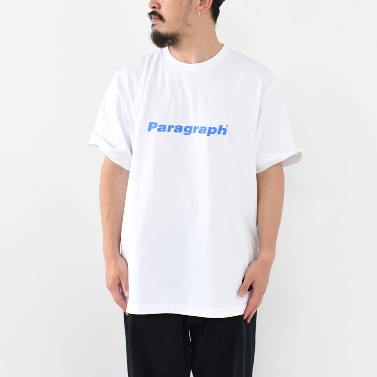 【PARAGRAPH／パラグラフ】カラーアースグラデーションロゴTシャツ/バックプリント/ビッグシルエット - valie.sports