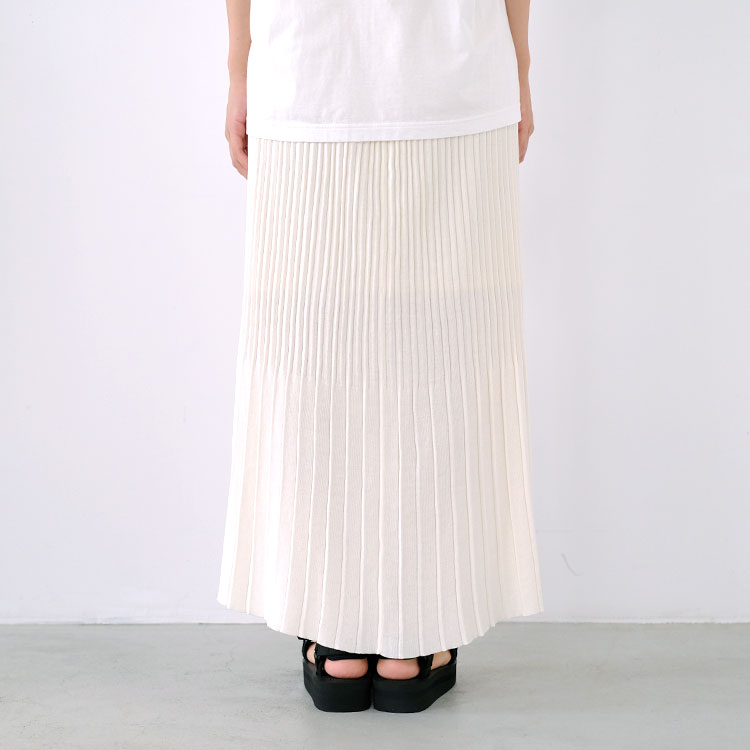 SALE 40％OFF】KNIT PLEATS SKIRT ニットプリーツスカート/THE