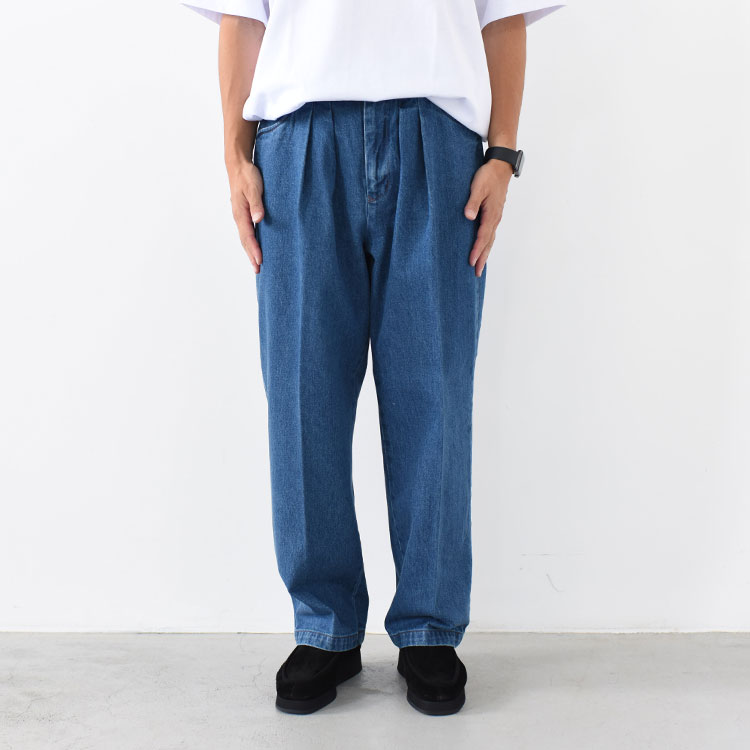 SEAL限定商品 FARAH ツータック Two-tuck Wide Tapered Pants 
