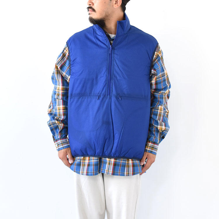 daiwa pier39 REVERSIBLE PUFF VEST ネイビー L - ダウンベスト