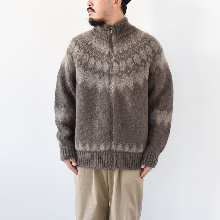 SALE 20％OFF】MOHAIR NORDIC DRIVERS KNIT モヘアノルディック