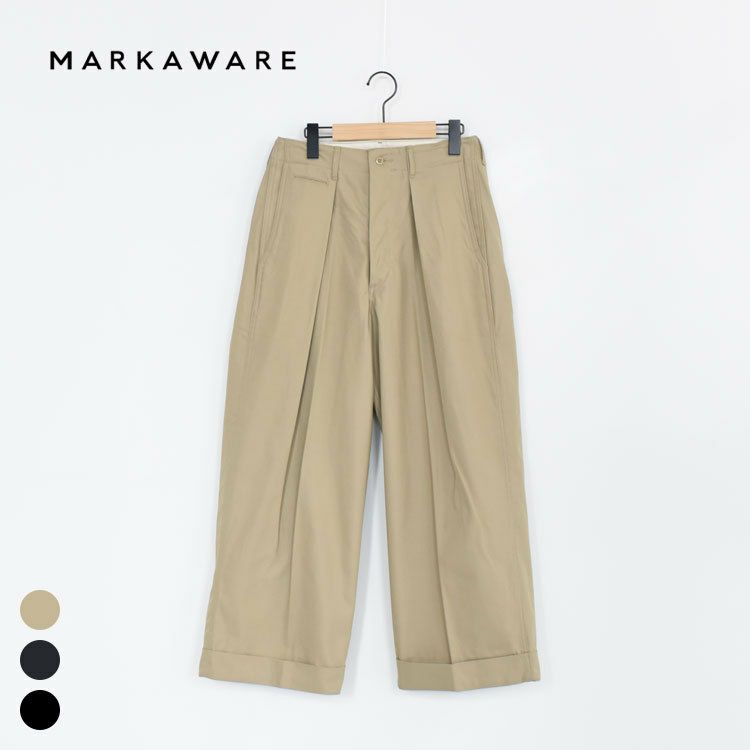 SALE 30％OFF】marka(マーカ)/TUCK WIDE PAINTER PANTS タックワイド