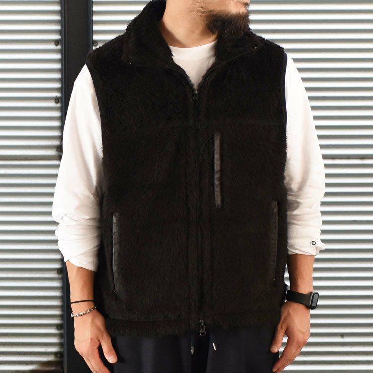 SALE 50％OFF】SPORTS VEST NATURAL COLOR ALPACA FLEECE スポーツ