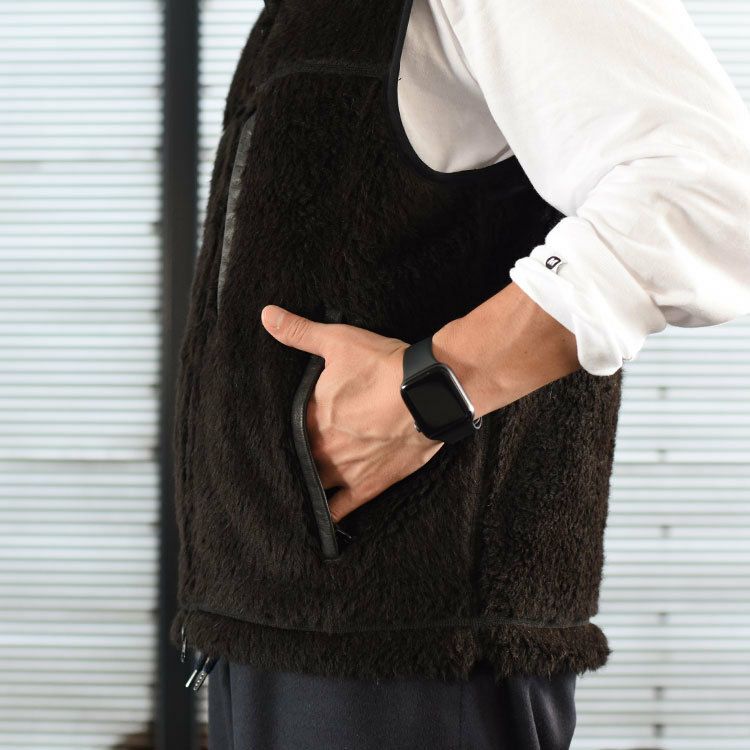 SALE 50％OFF】SPORTS VEST NATURAL COLOR ALPACA FLEECE スポーツ