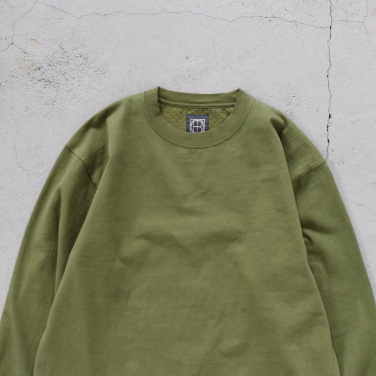 hobo(ホーボー)/ARTISANL/SCREWNECKTEECOTTONHEAVYWEIGHTJERSEYMALUBERRYLEAFDYED【2022春夏】