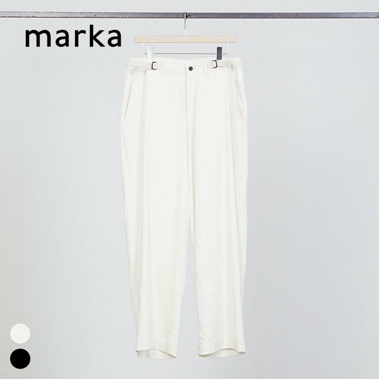 【予約商品】【2022年1月頃入荷予定】marka(マーカ)/SIDEADJUSTTROUSERSサイドアジャストトラウザー【2022春夏】【予約キャンセル不可】