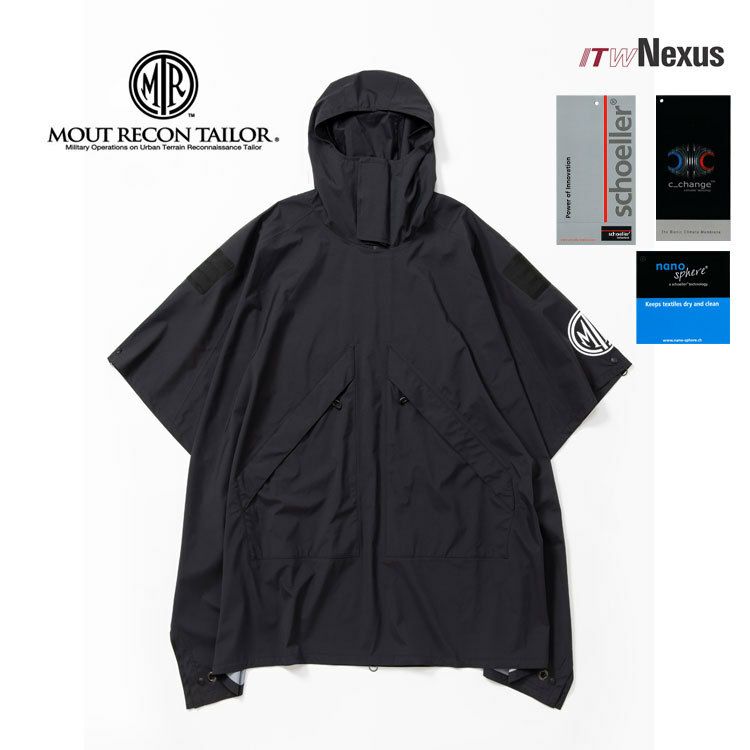 【予約商品】【2022年3月頃入荷予定】MOUTRECONTAILOR(マウトリーコンテイラー)/HardshellPonchoShelterハードシェルポンチョシェルター【2022春夏】