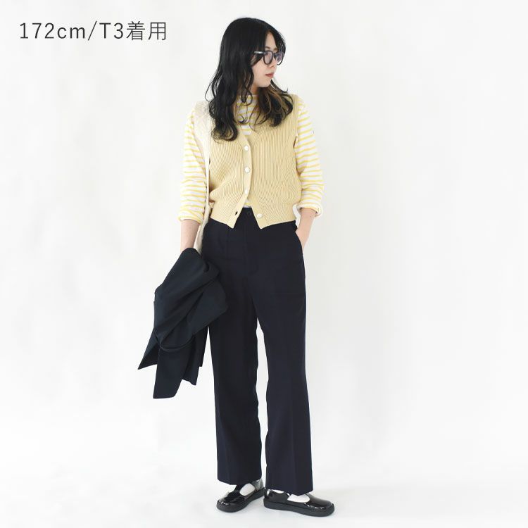 SAINTJAMES(セントジェームス)/OUESSANTウエッソン長袖Tシャツボーダー【2022秋冬】