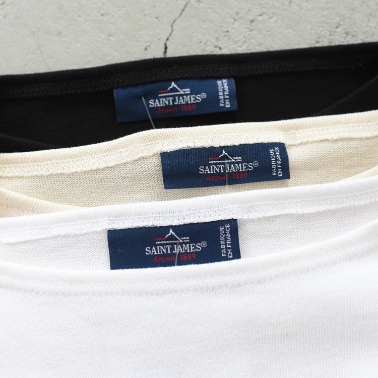 SAINT JAMES(セントジェームス)/OUESSANT ウエッソン 無地 長袖Tシャツ