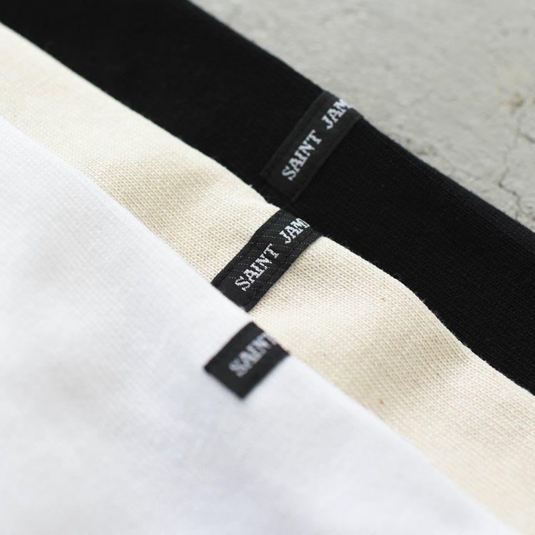SAINT JAMES(セントジェームス)/OUESSANT ウエッソン 無地 長袖Tシャツ