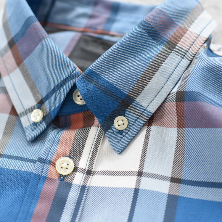 SALE 50％OFF】Tech Flannel BD S/S テックフランネルボタンダウン 
