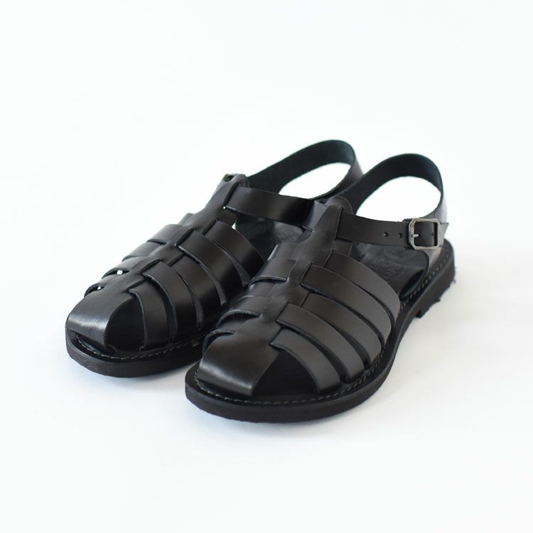 人気・定番】モヒ MOHI グルカシューズ ザンダル 洗お 黒 ブラック 38