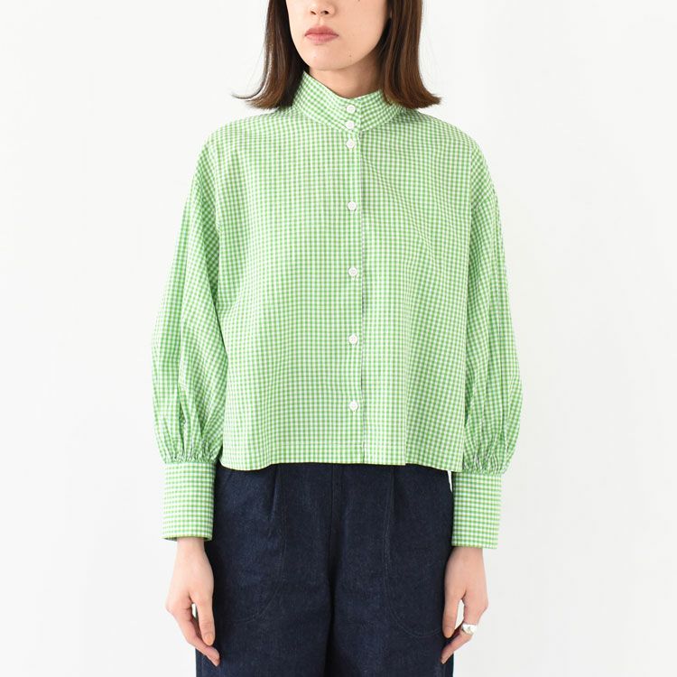 SALE 30％OFF】GINGHAM OKKAKE SHIRT ギンガムオッカケシャツ/SETTO