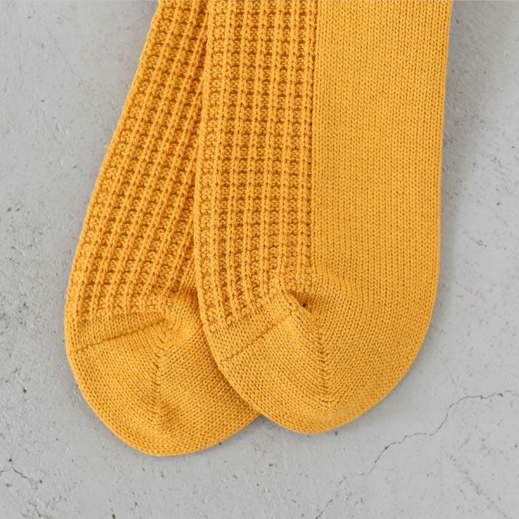 ROTOTO(ロトト)/COTTONWAFFLECREWSOCKコットンワッフルクルーソックス【2022春夏】【ネコポス2点まで可能】