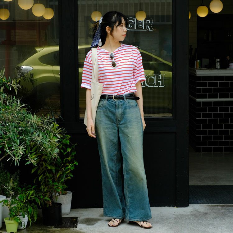 SAINTJAMES(セントジェームス)/ウエッソンルーズドロップショルダー半袖【2022春夏】【ネコポス1点まで可能】