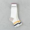 O.S. RIBBED ANKLE SOCKS 2ストライプ アンクルソックス【ネコポス2点まで可能】