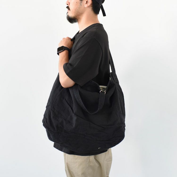 hobo(ホーボー)/ARTISAN2WAYBAGLINENCOTTONTWILLHANDDYEDツーウェイバッグリネンコットンツイルハンドダイ【2022春夏】