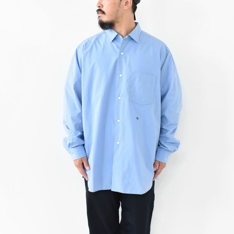 返品?交換対象商品】 超美品！ナナミカ Regular Collar Wind Shirt XS