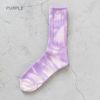 hobo(ホーボー)/TIE-DYEDCREWSOCKSC/N/PUタイダイクルーソックス【2022秋冬】【ネコポス2点まで可能】