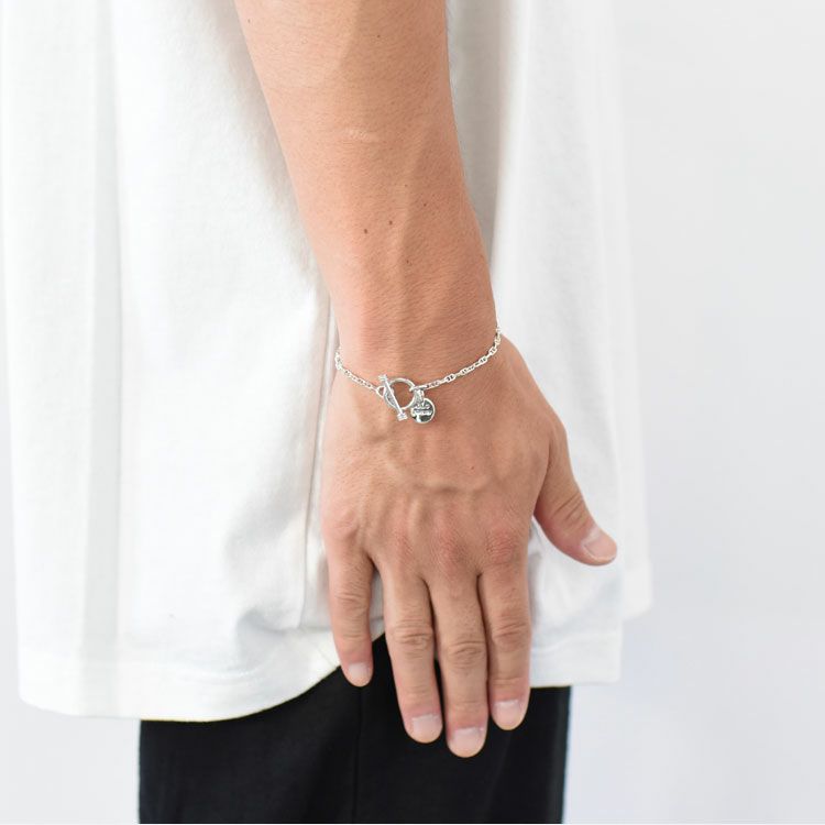 XOLOJEWELRY(ショロジュエリー)/SolidAnchorLinkBracelet【2022秋冬】【ネコポス1点まで可能】