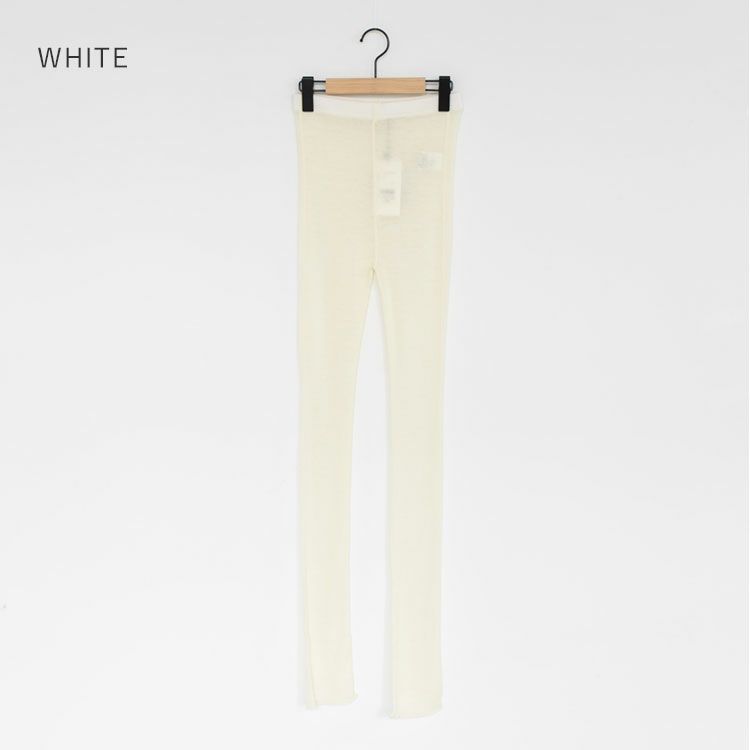 SALE 40％OFF】WOOL RIB LEGGINGS ウールリブレギンス【返品交換