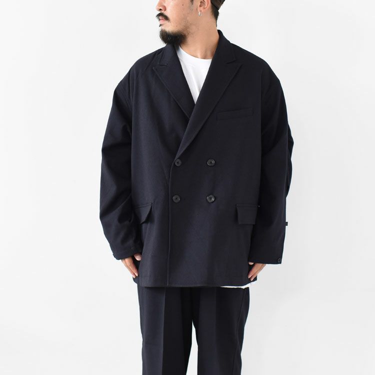 SALE 40％OFF】TECH DOUBLE-BREASTED JACKET FLANNEL テックダブル 