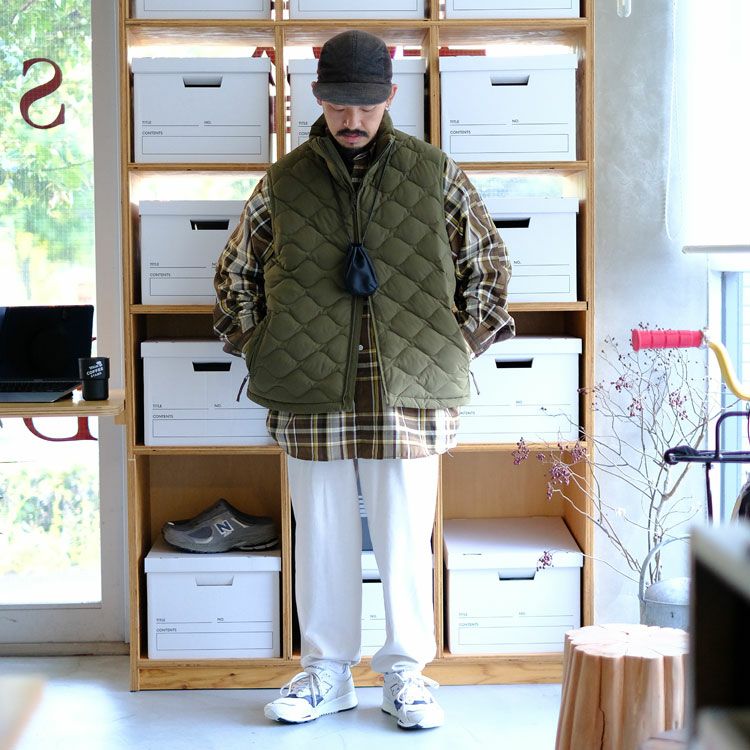 SALE 40％OFF】TECH QUILT STAND COLLAR LINER VEST テックキルト 
