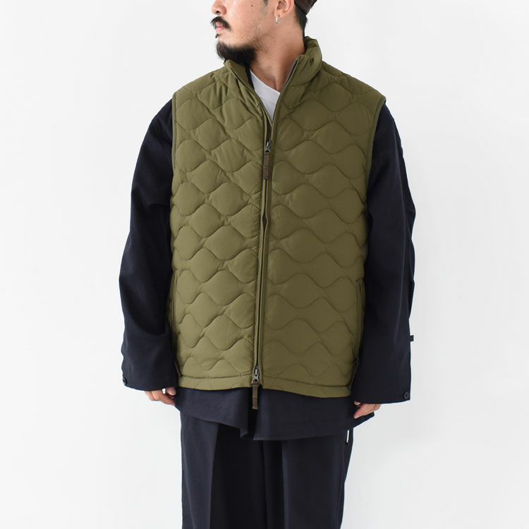 SALE 30％OFF】TECH QUILT STAND COLLAR LINER VEST テックキルト