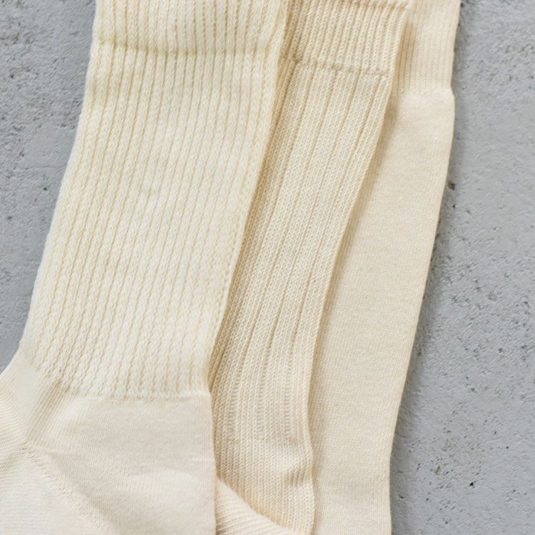 ROTOTO(ロトト)/ORGANICDAILY3PACKCREWSOCKSオーガニックデイ3パッククルーソックス【2022秋冬】