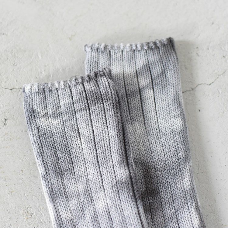 SALE 10％OFF】TIE-DYED CREW SOCKS C/N/PU タイダイクルーソックス