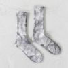 hobo(ホーボー)/TIE-DYED CREW SOCKS C/N/PU タイダイクルーソックス【ネコポス2点まで可能】