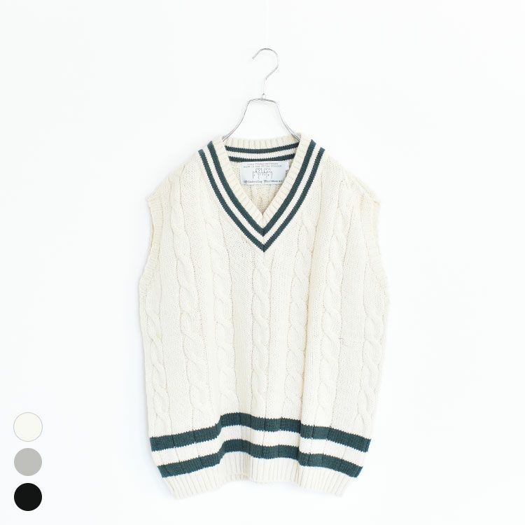 OldderbyKnitwear(オールドダービーニットウェア)/Vネックベスト【2022秋冬】