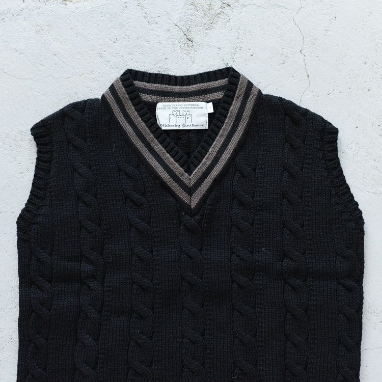 OldderbyKnitwear(オールドダービーニットウェア)/Vネックベスト【2022秋冬】