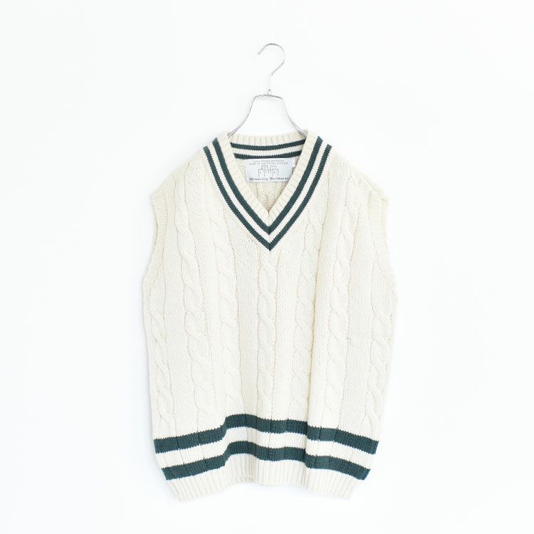 Vネックベスト/Oldderby Knitwear(オールドダービーニットウェア