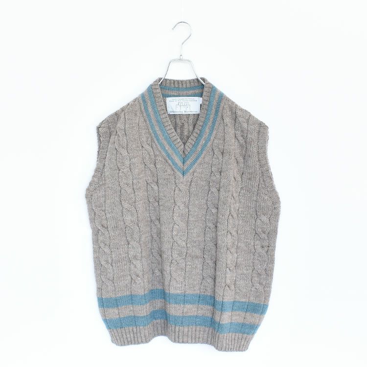 OldderbyKnitwear(オールドダービーニットウェア)/Vネックベスト【2022秋冬】