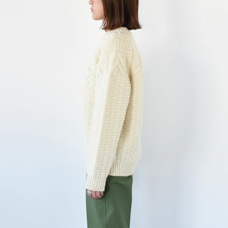 SPREAD ARAN CREW NECK スプレッドアランクルーネック/BATONER