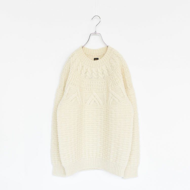 SPREAD ARAN CREW NECK スプレッドアランクルーネック/BATONER