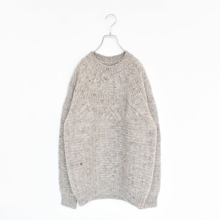 SPREAD ARAN CREW NECK スプレッドアランクルーネック/BATONER