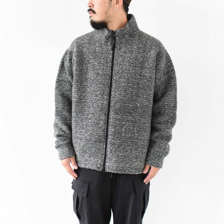 marka(マーカ)/HIGHNECKTRACKJACKETSUPER140sWOOLBOAハイネックトラックジャケットウールボア【2022秋冬】