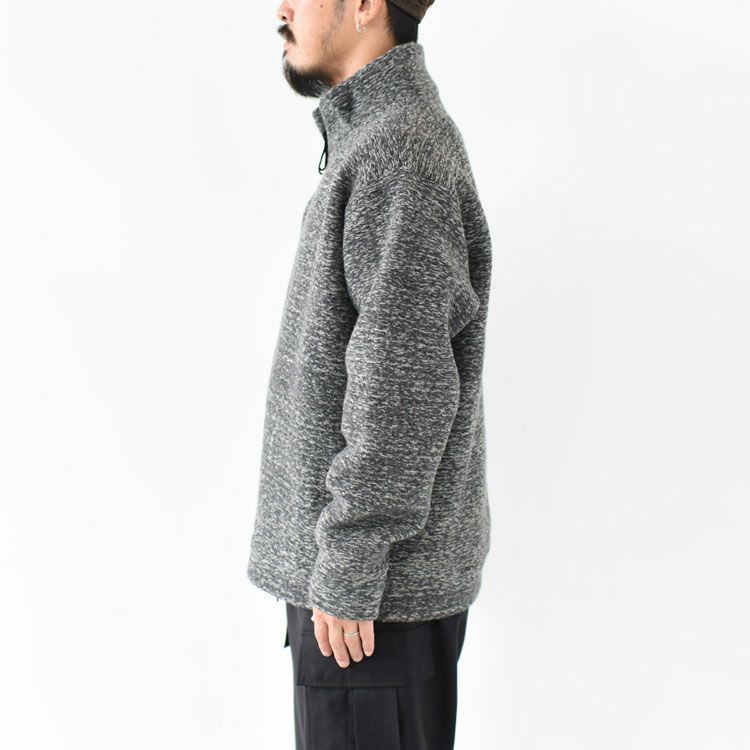 marka(マーカ)/HIGHNECKTRACKJACKETSUPER140sWOOLBOAハイネックトラックジャケットウールボア【2022秋冬】