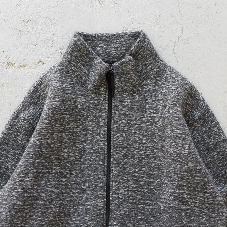 marka(マーカ)/HIGHNECKTRACKJACKETSUPER140sWOOLBOAハイネックトラックジャケットウールボア【2022秋冬】