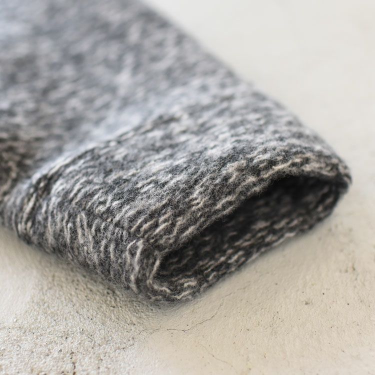 marka(マーカ)/HIGHNECKTRACKJACKETSUPER140sWOOLBOAハイネックトラックジャケットウールボア【2022秋冬】