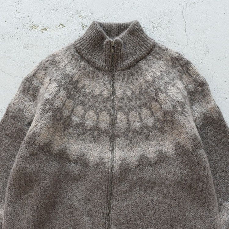 BATONER バトナー MOHAIR NORDIC DRIVERS KNIT-