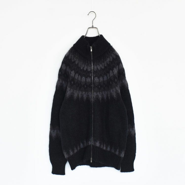 BATONER(バトナー)/MOHAIR NORDIC DRIVERS KNIT モヘアノルディック